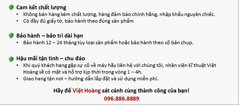 Cam kết chất lượng